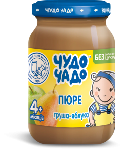 ЧУДО-ЧАДО Пюре груша - яблоко 170гр